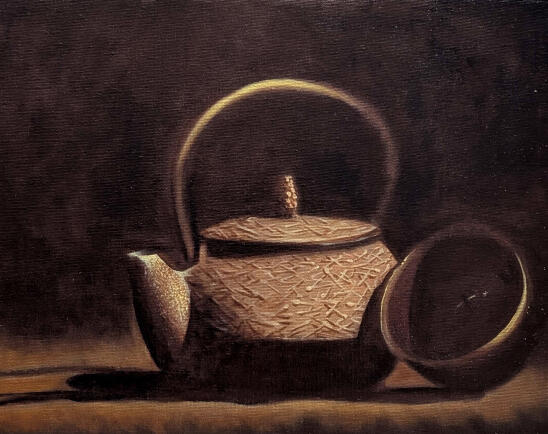 Teapot (Traditional Realism Study in Oil)